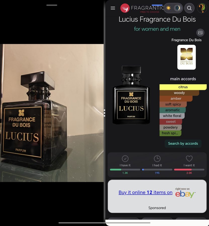 Fragrance Du Bois Lucius